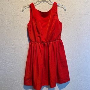 American Apparel Red High Neck Mini Dress Sz S